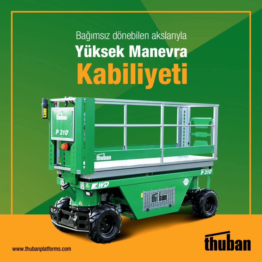 iş makineleri instagram postu tasarımı